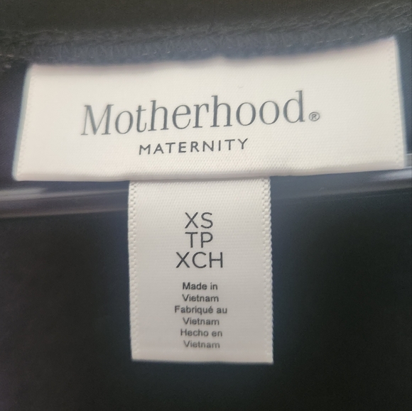 Motherhood Maternity Rouched Black Bodycon Dress Size XS - Picture 5 of 6